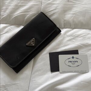 Prada Black Key & Card Holder
